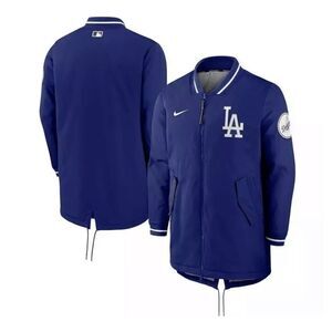 Los Angeles LA Dodgers MLB Royal Dugout Performance Full-Zip Jacket Men's XL NWT